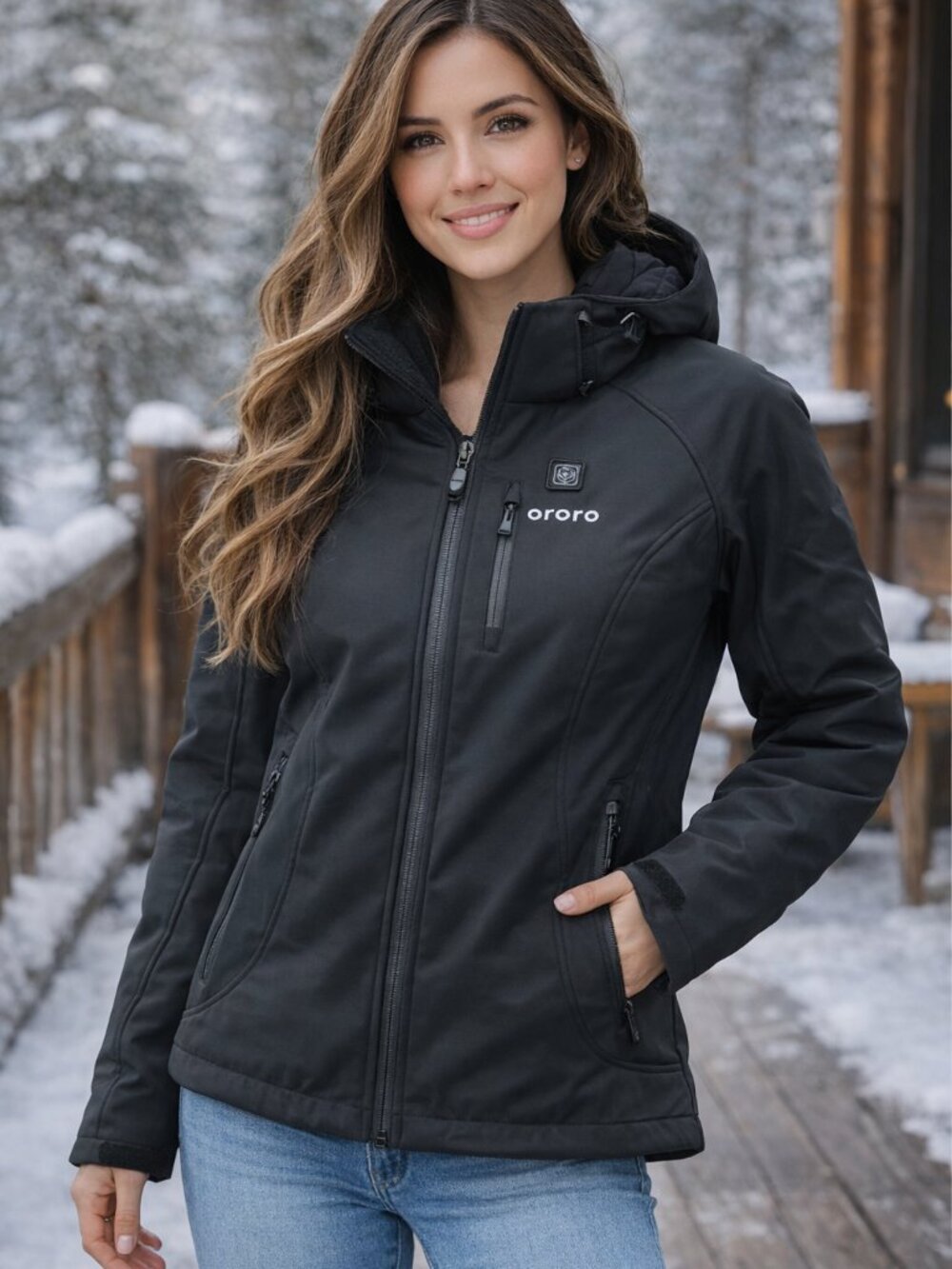 💎 Women’s - ORORO Heated Softshell Jacket - Battery included - NWT's